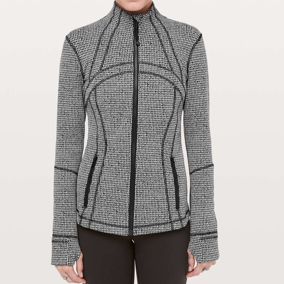 lululemon athletica Jackets & Blazers - Lululemon Define Jacket Teeny Tooth White Black 2